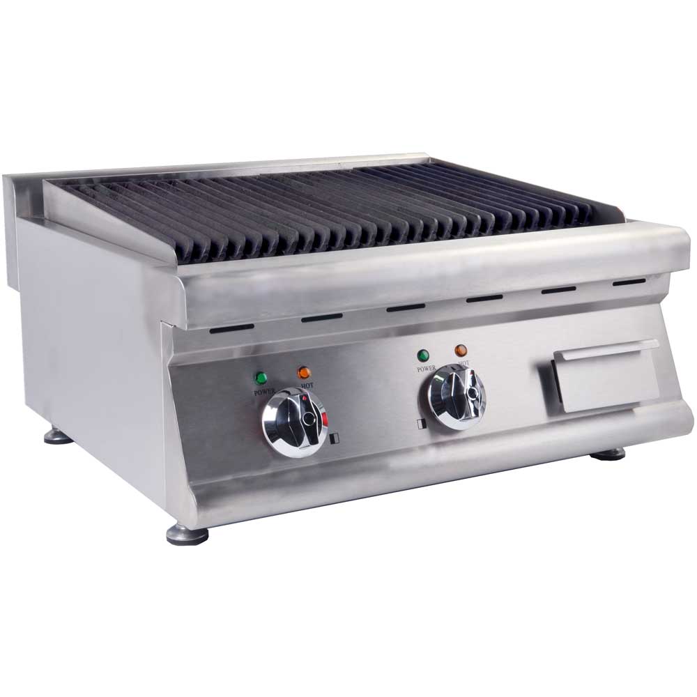 Cookline LG2-E 26" Electric Lava Rock Charbroiler, 7200W