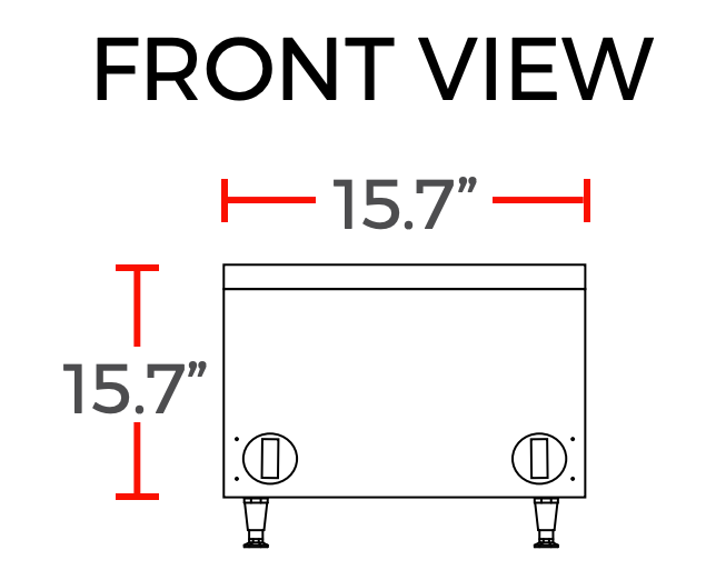 Cookline GS2 Countertop 2 Burner Electric Hot Plate, 5200W