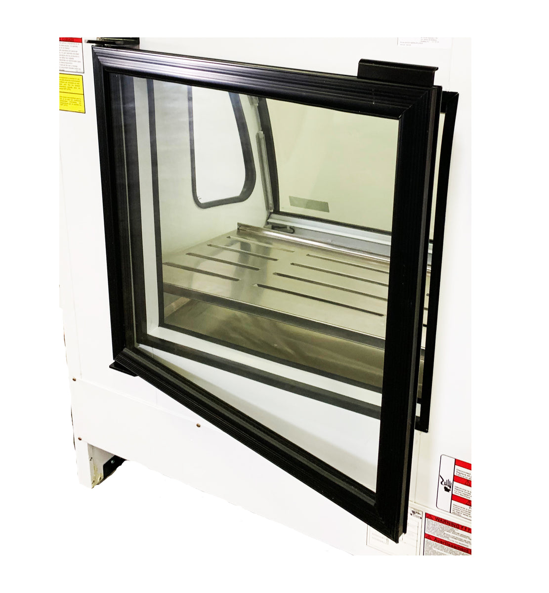 Pro-kold DDC-40 40″ Curved Glass Deli Display Case, Stainless Steel Exterior, Stainless Steel Worktop