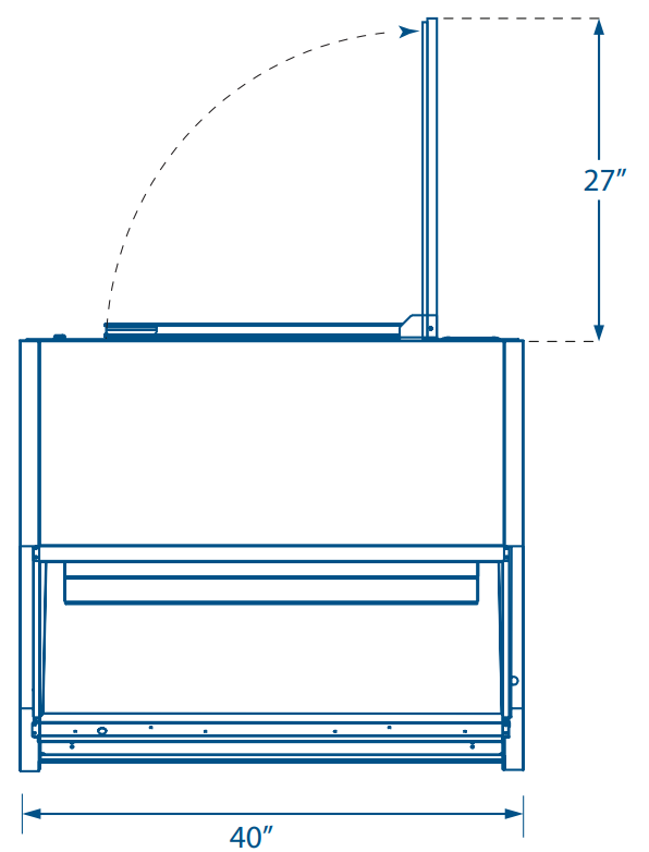 Pro-kold DDC-40 40″ Curved Glass Deli Display Case, Stainless Steel Exterior, Stainless Steel Worktop