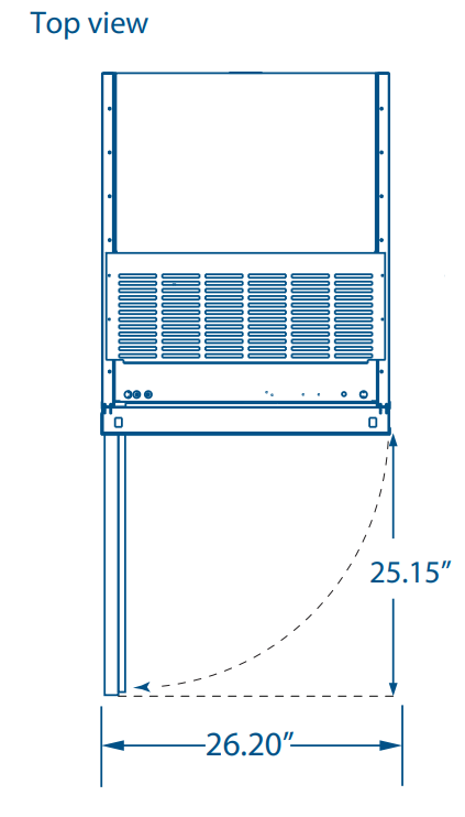 Pro-kold SSC-20-1S 26" Reach In Refrigerator, Stainless Steel Interior and Exterior