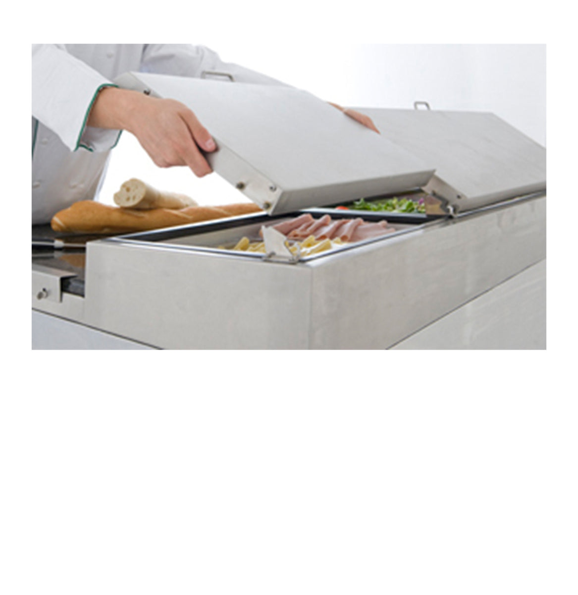 Pro-kold PPT-44-01 44" 1 Door Refrigerated Pizza Prep Table, Stainless Steel Body and Interior Floor