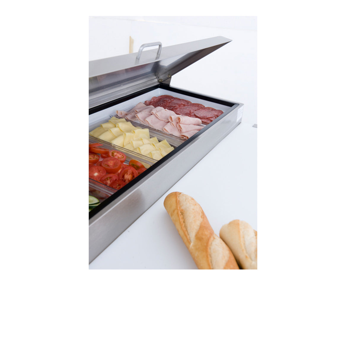Pro-kold PPT-44-01 44" 1 Door Refrigerated Pizza Prep Table, Stainless Steel Body and Interior Floor