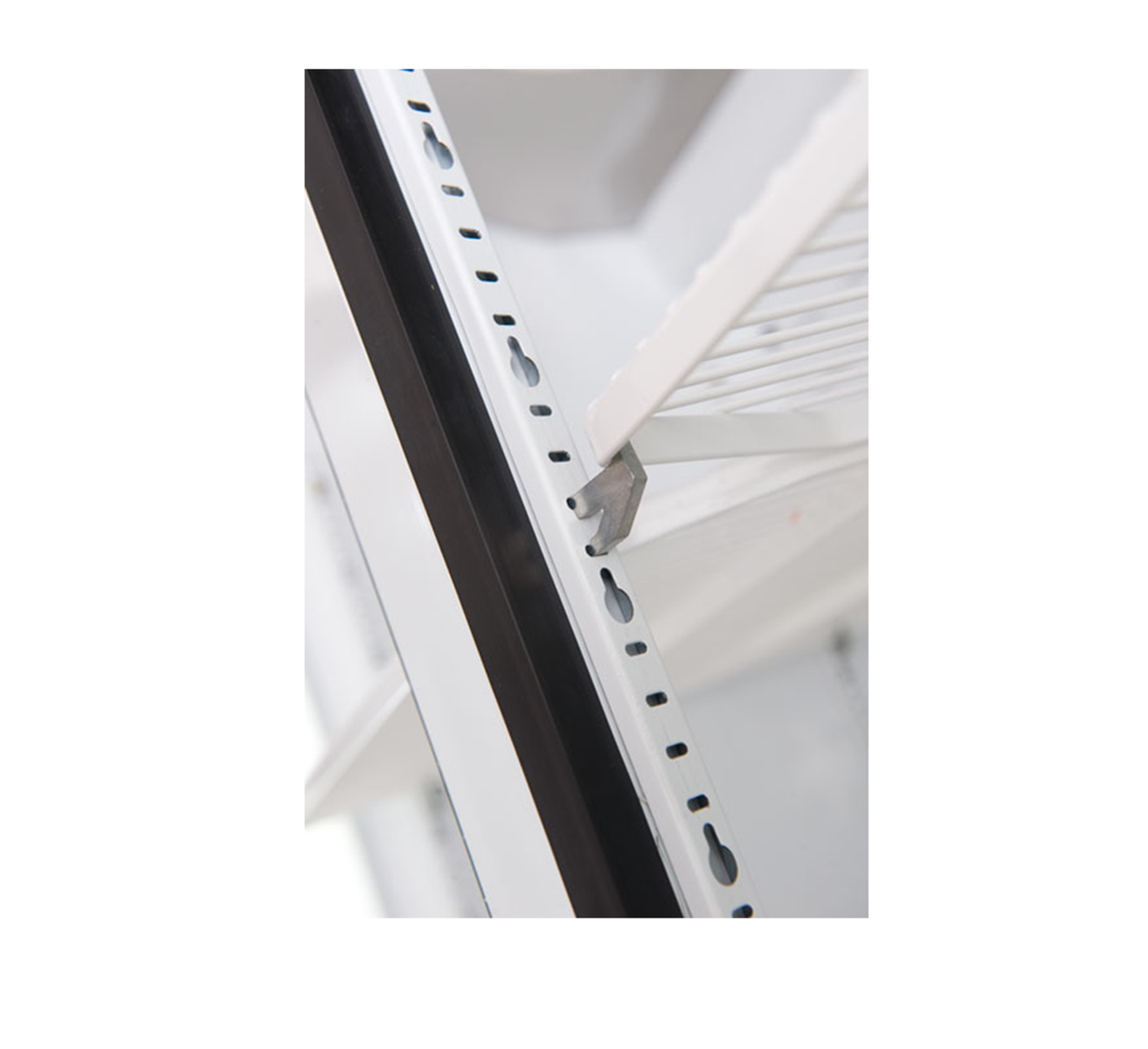 Pro-kold VC-23 29.5" One Door Merchandiser Refrigerator, Black Exterior, Stainless steel Interior Floor