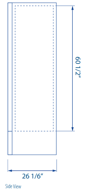 Pro-kold VC-23 29.5" One Door Merchandiser Refrigerator, Black Exterior, Stainless steel Interior Floor