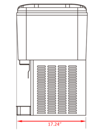 Coldline CBD-1 Single 3 Gallon Bowl Refrigerated Beverage Dispenser with Stirring System