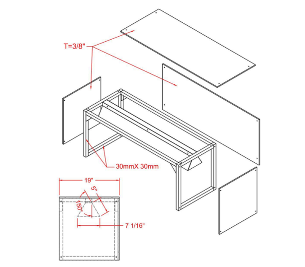 Prepline PSG-LT-60 60" Glass Sneeze Guard with Lamp Bulb for Steam Table