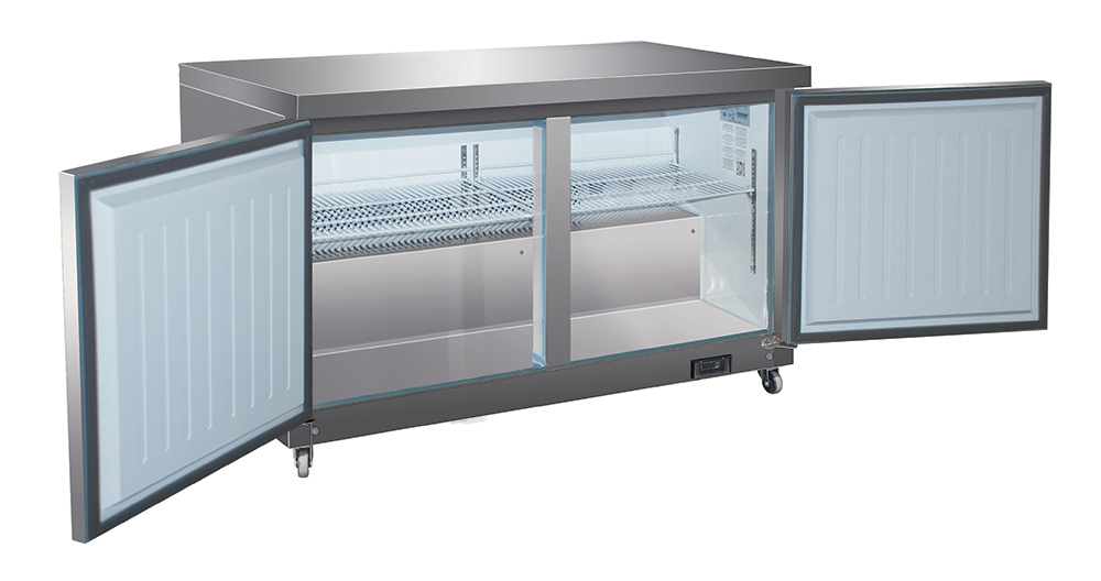 Valpro VPUCR60 15.5 cu. ft. Two Solid Door 61” Refrigerator