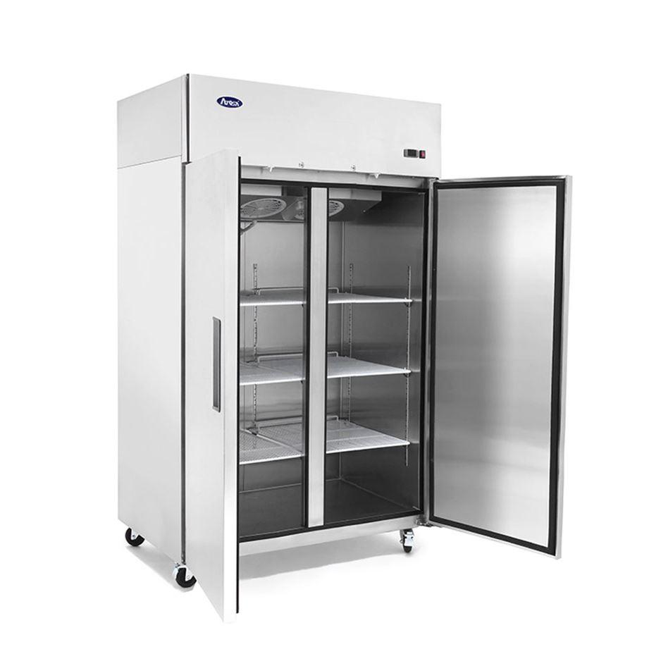 Atosa MBF8002GR Two Door 52" Upright Reach-In Freezer Top Mount Series