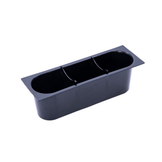 Prepline PIB183012 30" Stainless Steel Underbar Ice Bin with 3" Backsplash, 12" Bowl