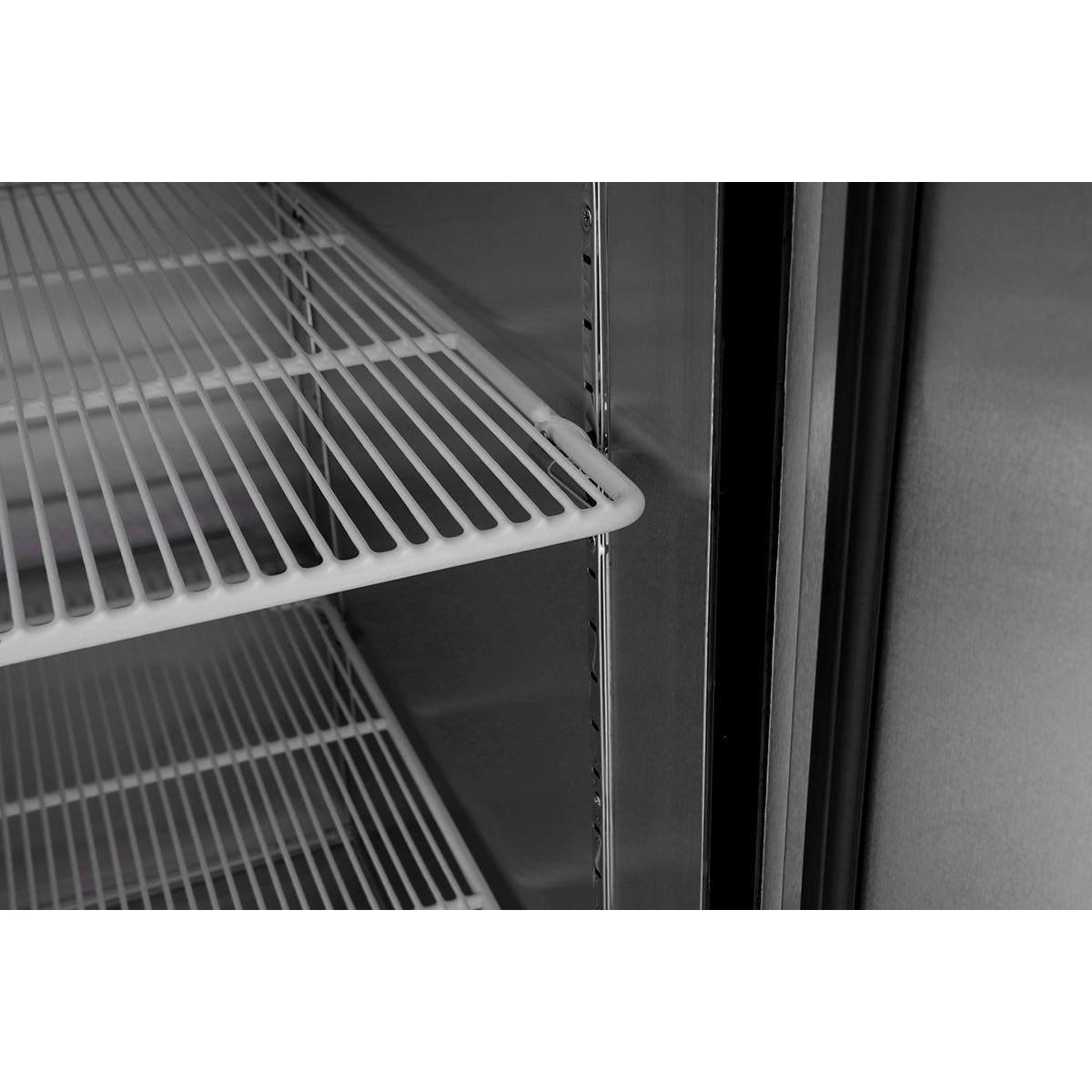 Atosa MBF8005GR Two Door 52" Upright Reach-In Refrigerator Top Mount Series