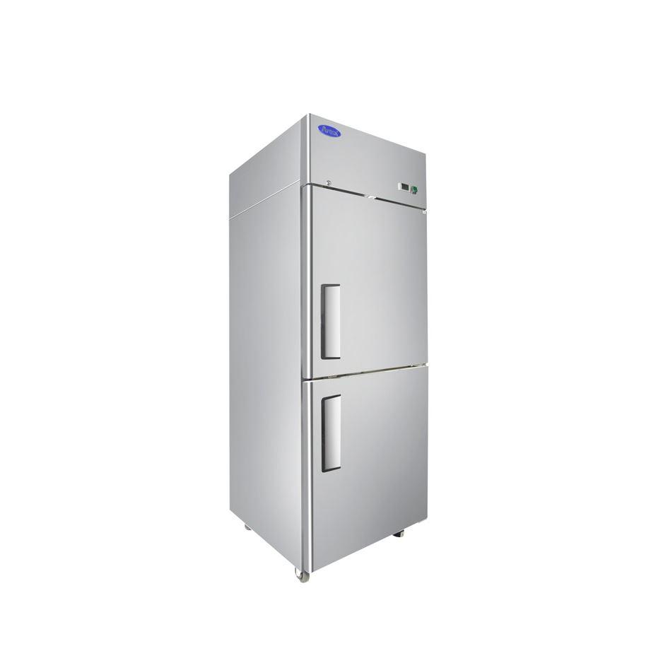 Atosa MBF8007GR Two 1/2 Door 29" Upright Reach-In Freezer Top Mount Series, Right Hinge