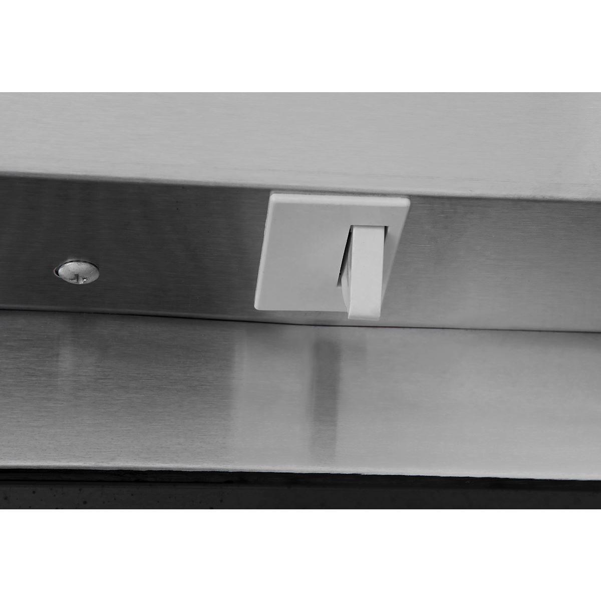 Atosa MBF8007GR Two 1/2 Door 29" Upright Reach-In Freezer Top Mount Series, Right Hinge