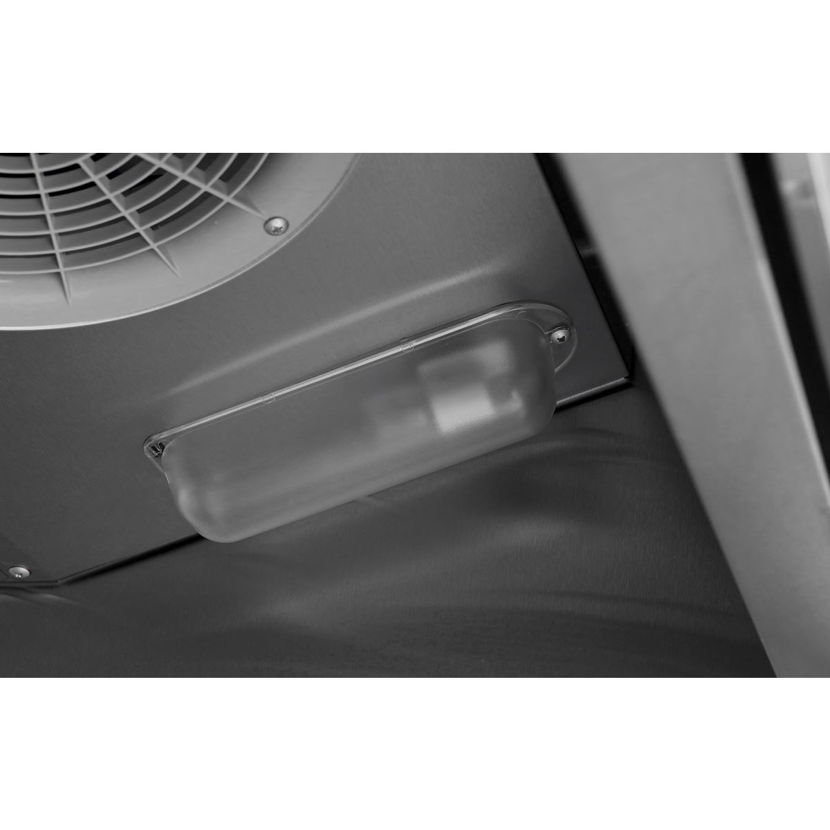 Atosa MBF8007GR Two 1/2 Door 29" Upright Reach-In Freezer Top Mount Series, Right Hinge