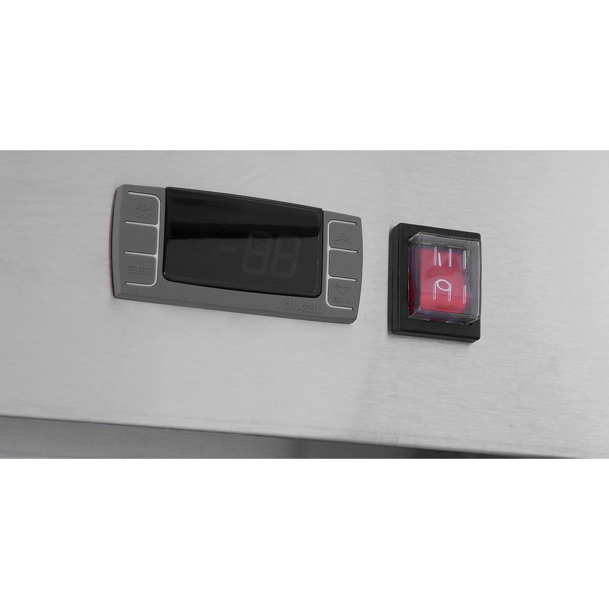 Atosa MBF8504GR Three Door 82" Reach-In Freezer Bottom Mount Series