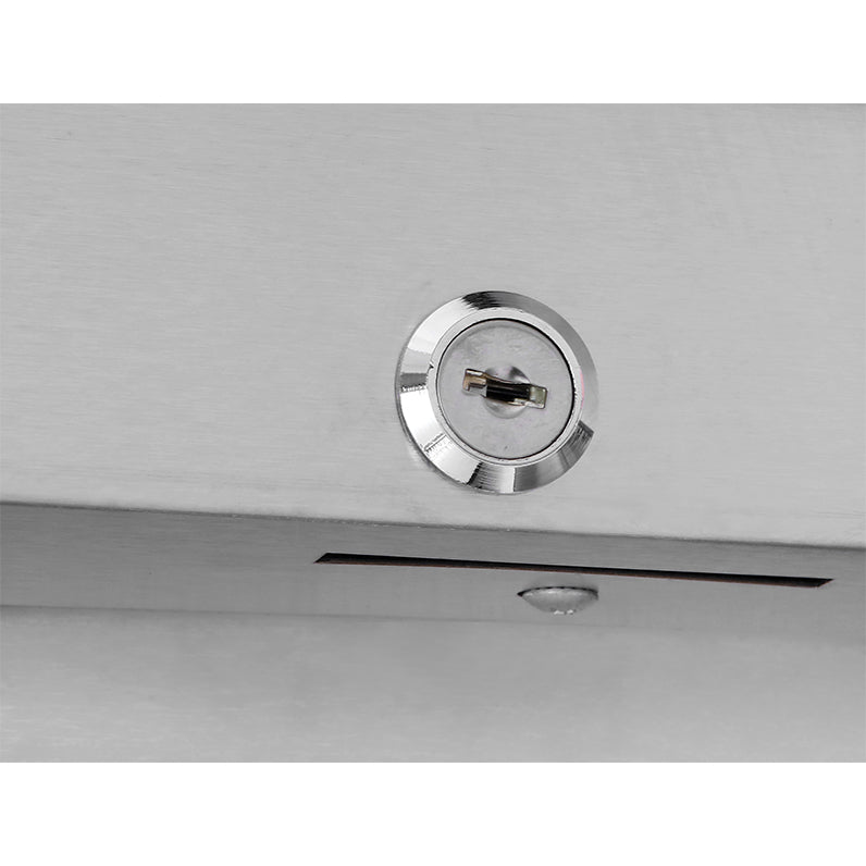 Atosa MBF8506GR Bottom Mount Slim Two Door Reach-in Refrigerator, 28.5 Cu. Ft.