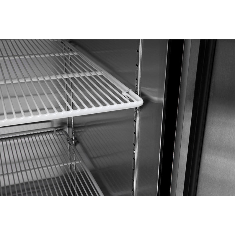 Atosa MBF8506GR Bottom Mount Slim Two Door Reach-in Refrigerator, 28.5 Cu. Ft.