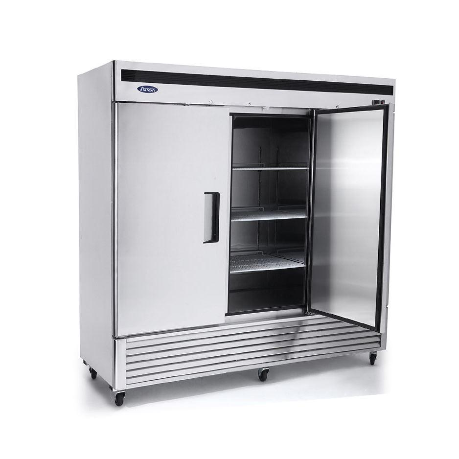 Atosa MBF8508GR Three Door 82" Reach-In Refrigerator Bottom Mount Series