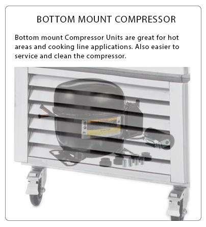 Atosa MCF8705GR - Bottom Mount (1) One Glass Door Refrigerator