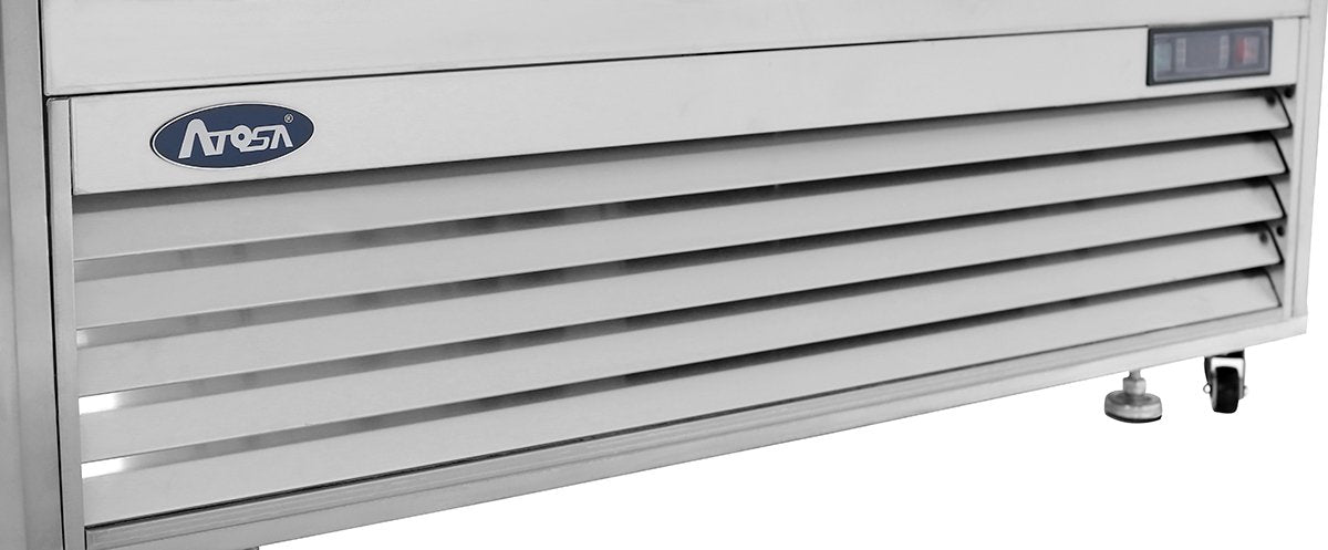 Atosa MCF8709GR Bottom Mount (2) Two Sliding Doors Refrigerator