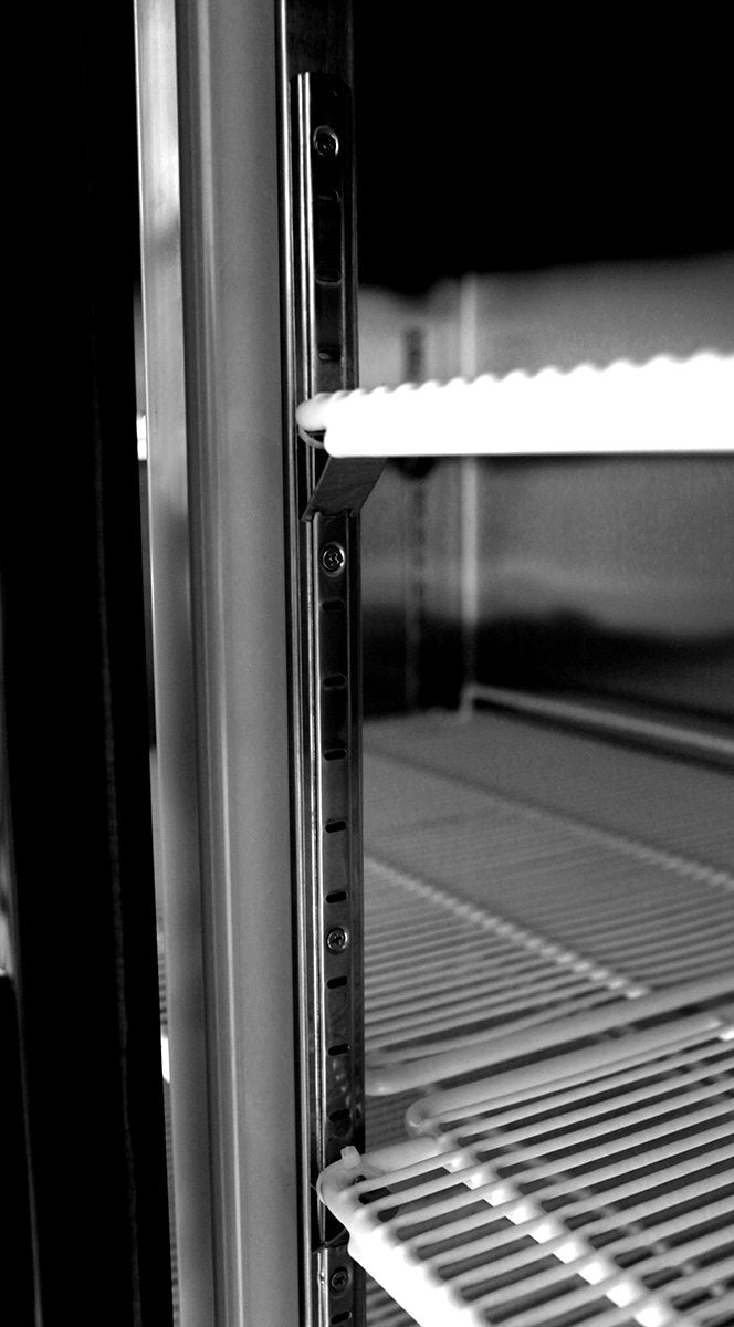 Atosa MCF8709GR Bottom Mount (2) Two Sliding Doors Refrigerator