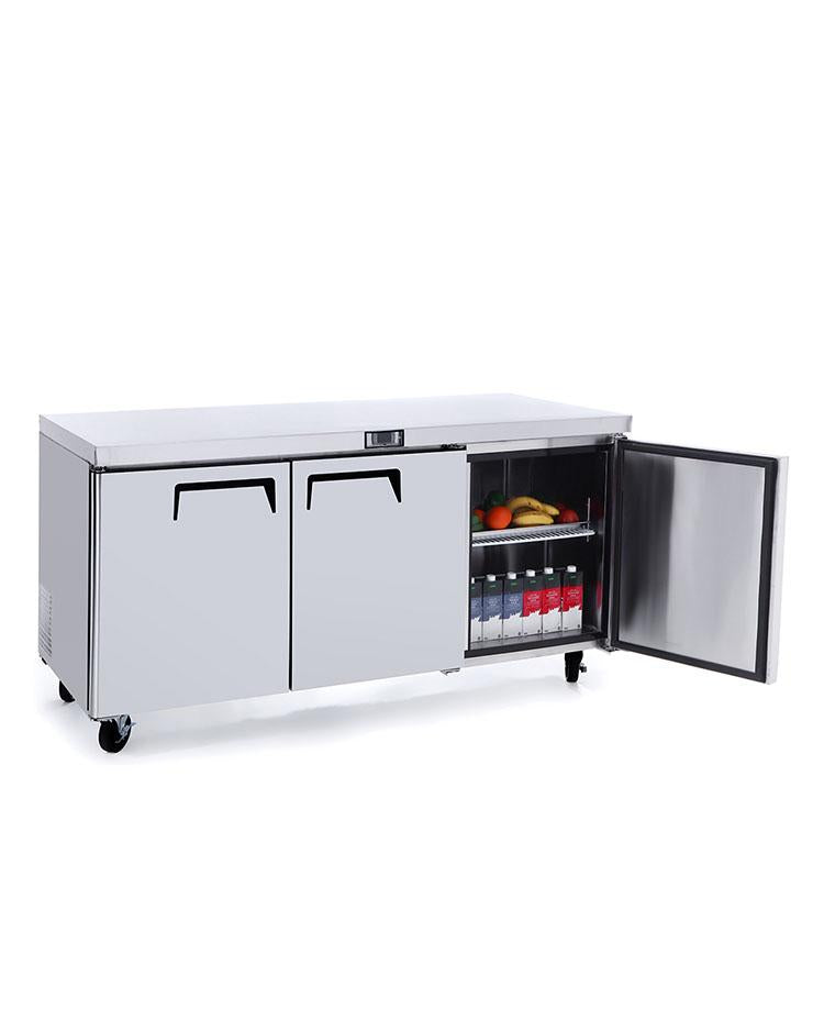 Atosa MGF8404GR 72" Undercounter Refrigerator