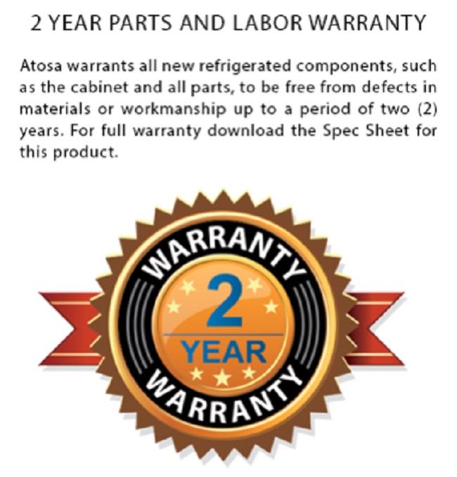 Atosa MGF8406GR 48" Undercounter Freezer