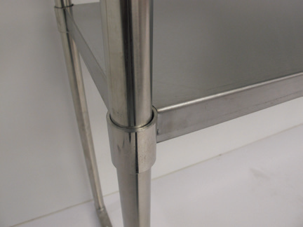 Atosa MROS-5RE 60 Inch Stainless Steel Over Shelf for MSF Series Sandwich Prep Refrigerators