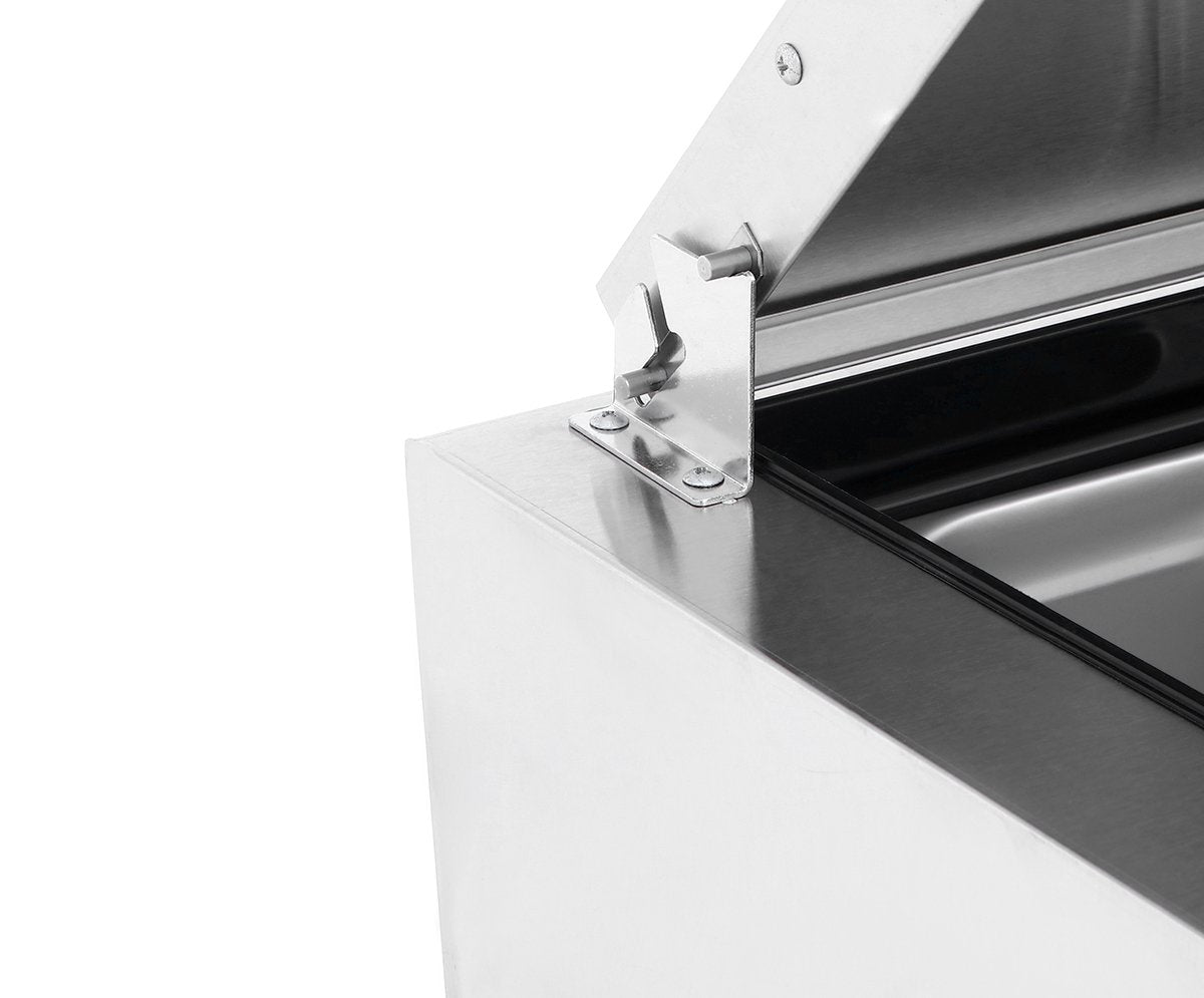 Atosa MSF8303GR 60" Sandwich Prep Table, with 16 Stainless Steel Pans