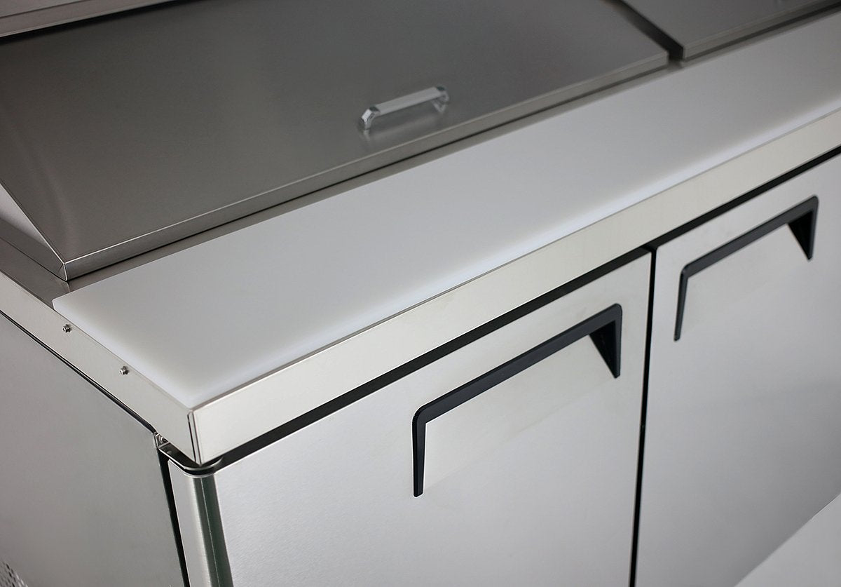 Atosa MSF8308GR 72" Mega Top Sandwich Prep Table, with 30 Stainless Steel Pans