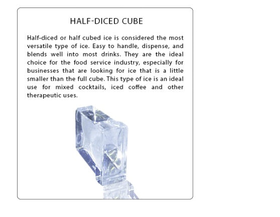 Atosa YR800-AP-261 30" Air Cooled Modular Half Cube Ice Machine, 800 lb. Daily Capacity