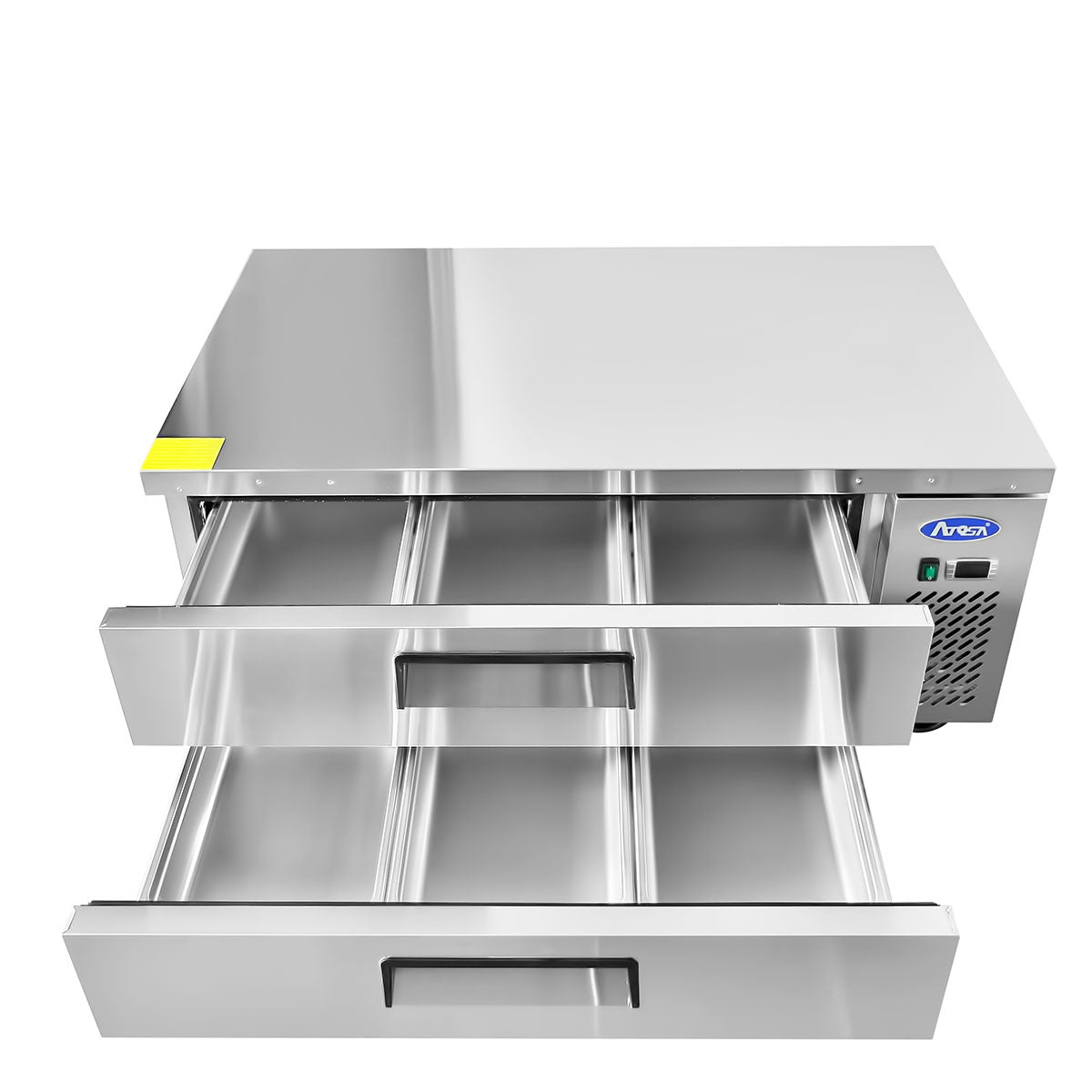 Atosa MGF8448GR 35.56" 2 Drawer Refrigerated Chef Base, 4.7 Cu. Ft.