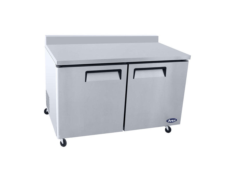 Atosa MGF8410GR 60″ Worktop Refrigerator with Backsplash