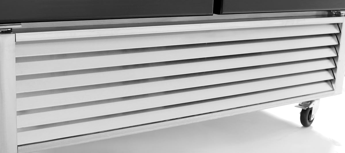 Atosa MCF8703ES 54.4" 2 Door Glass Door Reach-In Freezer, 44.8 Cu. Ft.