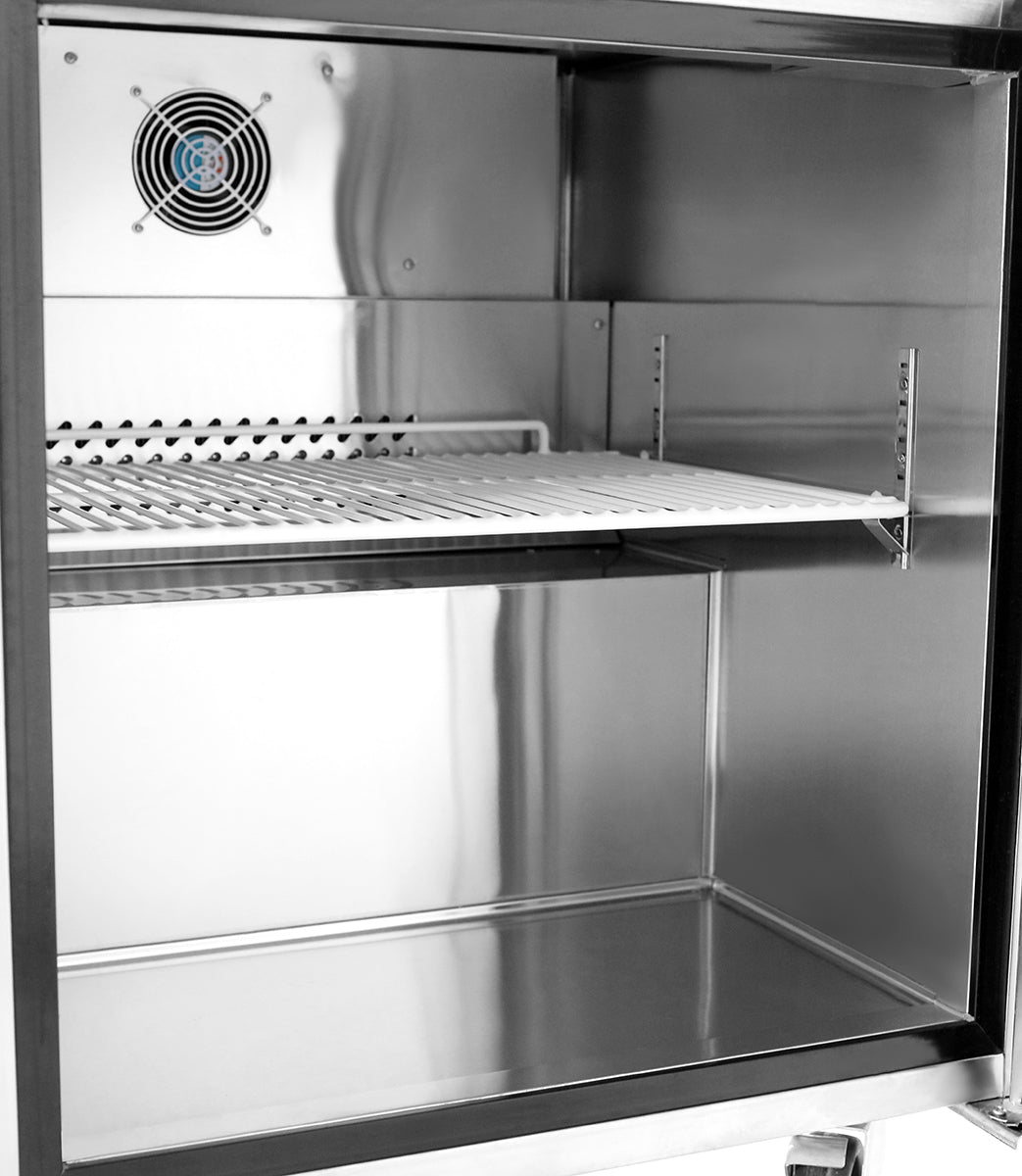 Atosa MGF8405GRL 27.5" 1 Door Undercounter Freezer, 7.2 Cu. Ft., Left Hinged