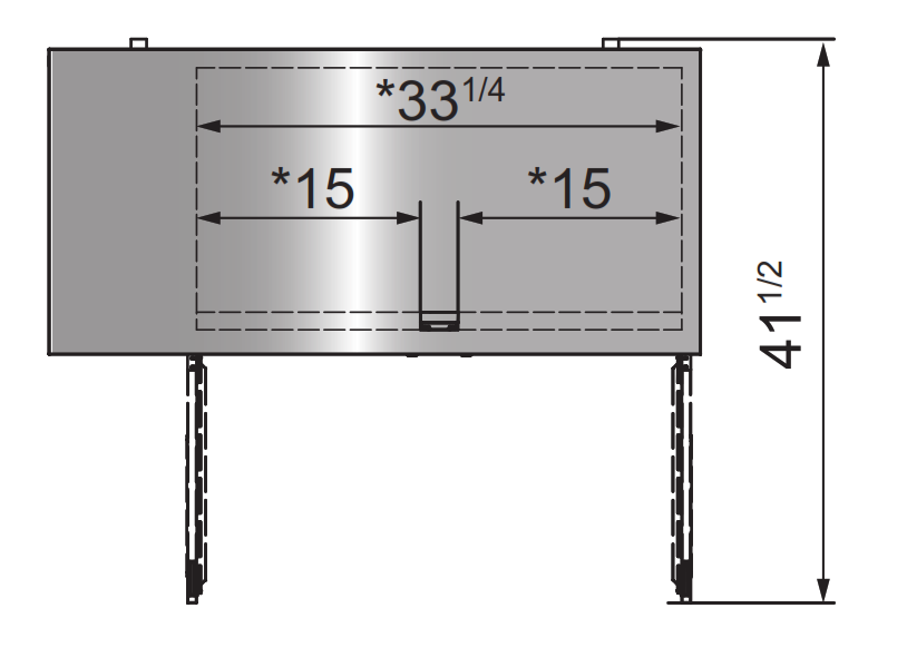 Atosa SBB48GRAUS2 48" 2 Door Shallow Depth Bar Back Cooler, 11.5 Cu. Ft., Black Exterior