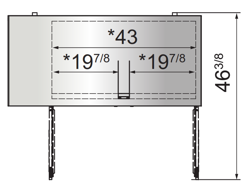 Atosa SBB59GGRAUS1 57" 2 Door Shallow Depth Back Bar Cooler With Glass Doors, 15 Cu. Ft., Stainless Steel Exterior