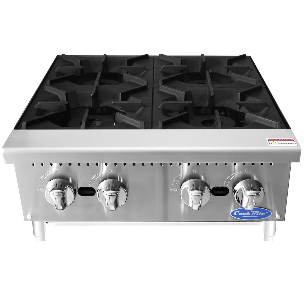 Atosa ACHP-4 24" 4 Burner Countertop Hotplate, Total 128,000 B.T.U.