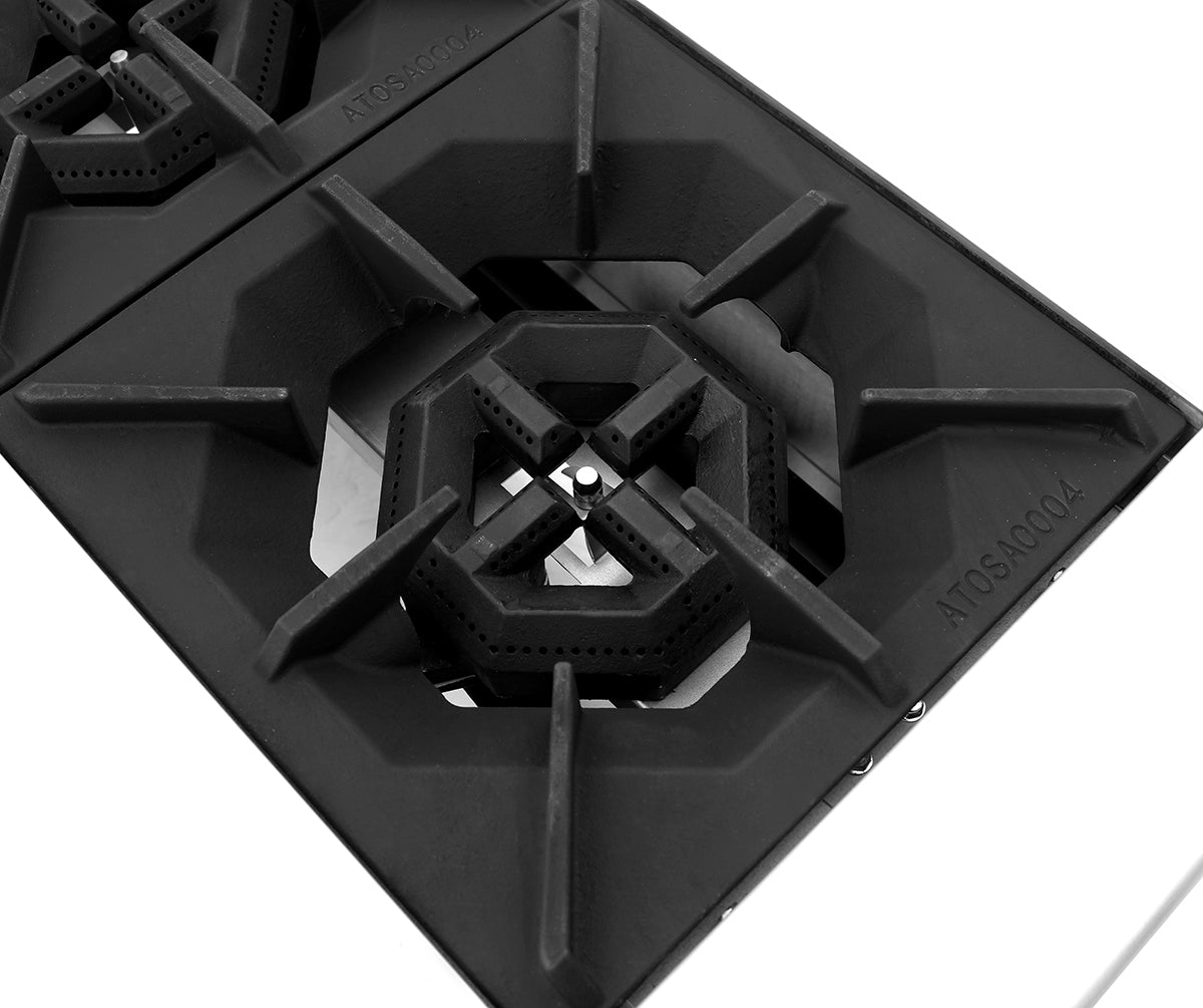 Atosa ACHP-4 24" 4 Burner Countertop Hotplate, Total 128,000 B.T.U.