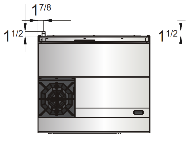 Atosa AGR-2B24GR 36" 2 Burners, 24'' Griddle on Right Side, 26'' Oven, 2 Oven Racks, Castors Included