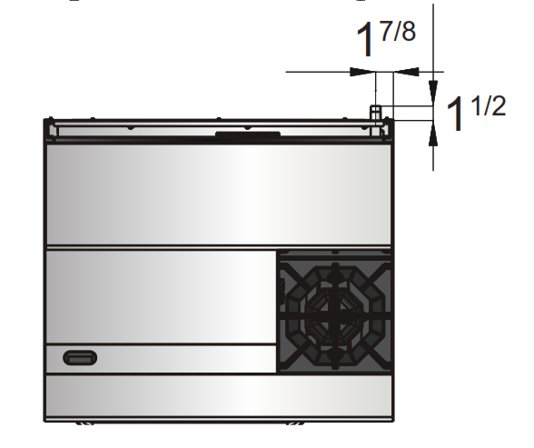 Atosa AGR-2B24GL 36" 2 Burner, 24'' Griddle on Left Side, 26'' Oven, 2 Oven Racks, Castors Included