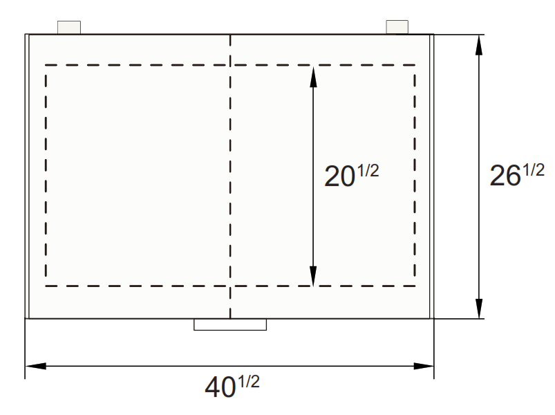 Atosa MWF9010GR 40.5" 1 Door Solid Top Chest Freezer, 9.6 Cu. Ft.
