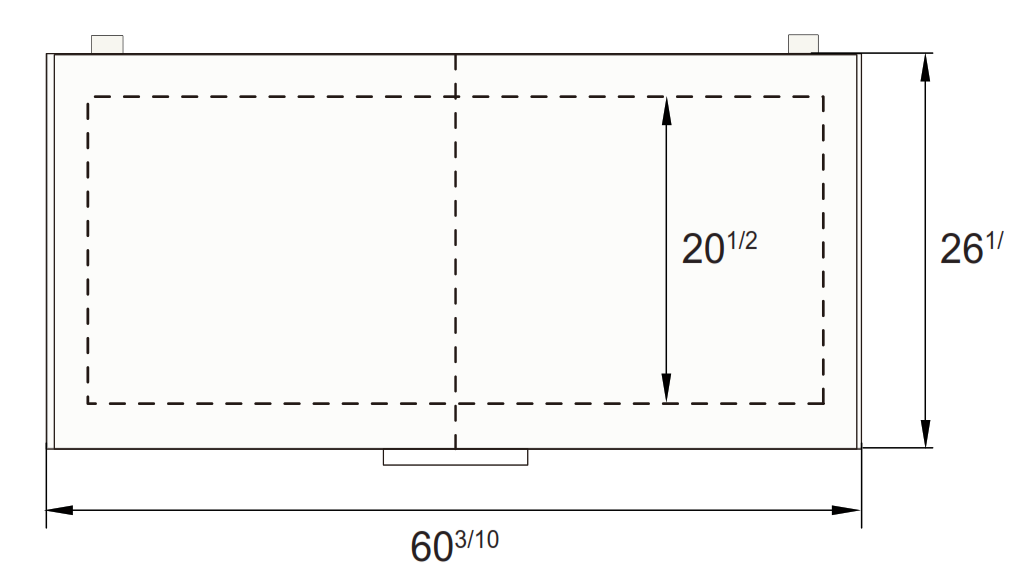 Atosa MWF9016GR 60.3" 1 Door Solid Top Chest Freezer, 15.9 Cu. Ft.