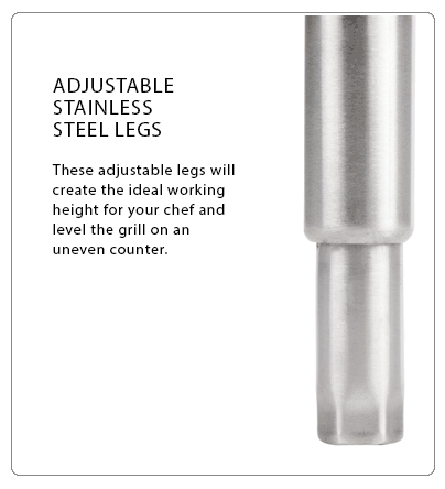 Atosa ATTG-24 24" Thermostatic Gas Griddle, 50,000 BTU, 1" Thick Griddle Plate