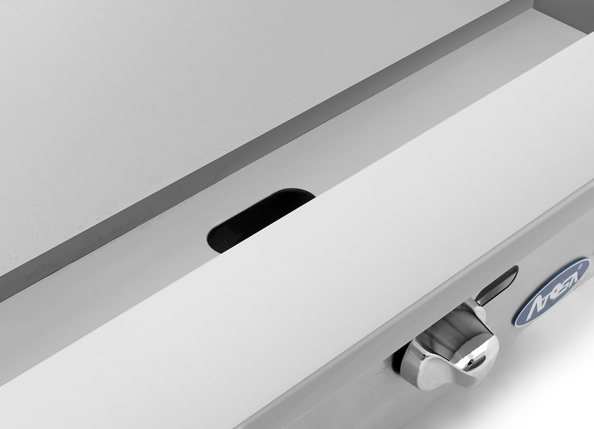 Atosa ATTG-36 36" Thermostatic Gas Griddle, 75,000 BTU, 1" Thick Griddle Plate