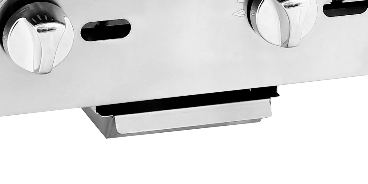 Atosa ATTG-36 36" Thermostatic Gas Griddle, 75,000 BTU, 1" Thick Griddle Plate