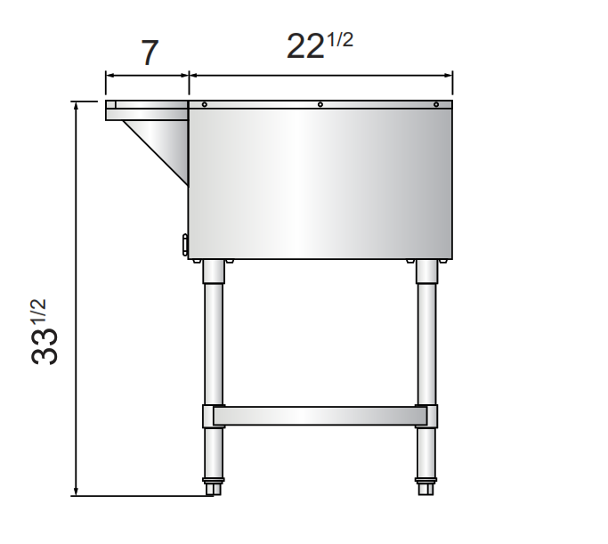 Atosa CSTEA-3C 44.13", Electric Hot Food Table, 3 Wells, Water Pans Included, 1500W, 120V