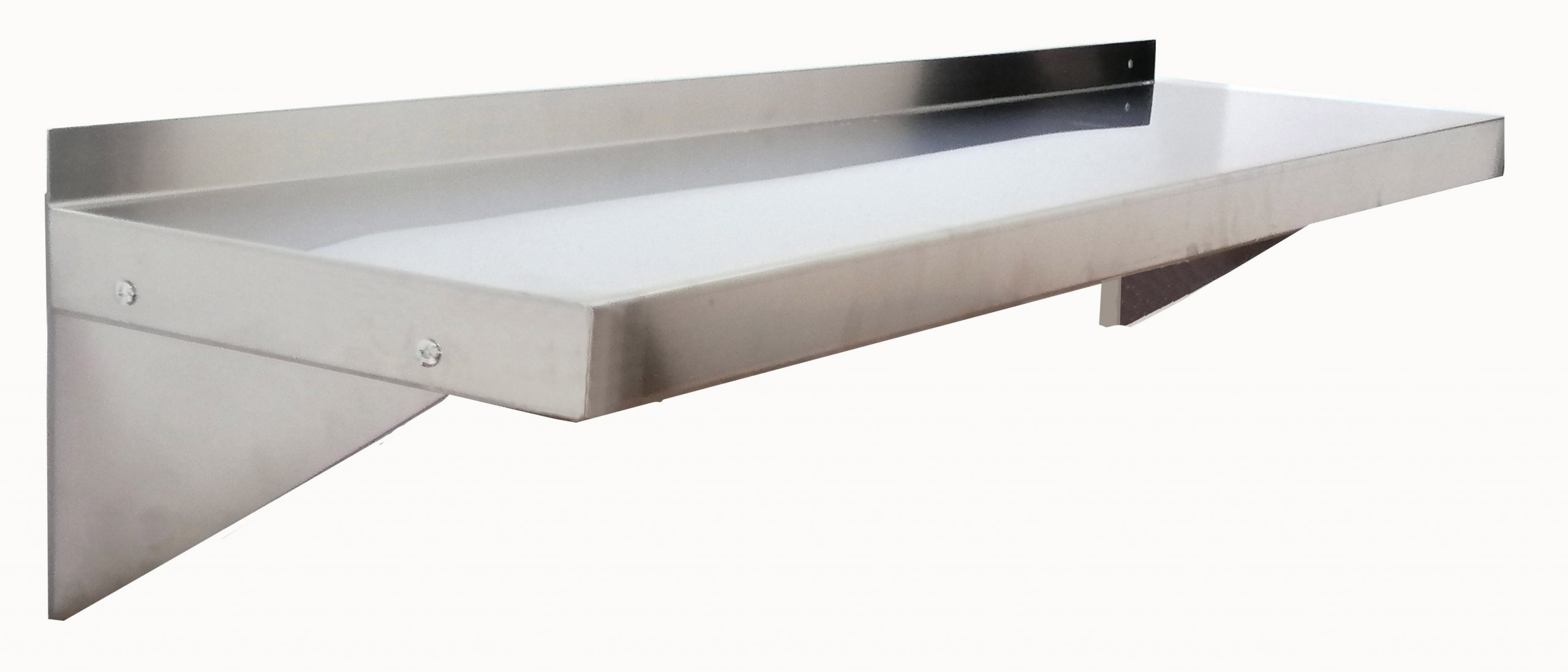 Atosa SSWS-1272 72" Wide Wall Shelf, 18 Gauge 304 Grade Stainless Steel