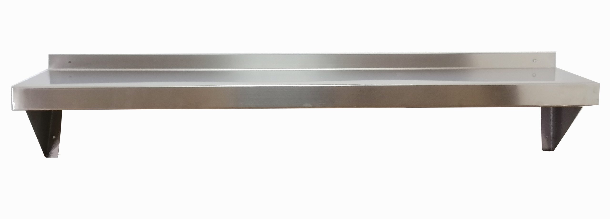 Atosa SSWS-1296 96" Wide Wall Shelf, 18 Gauge 304 Grade Stainless Steel