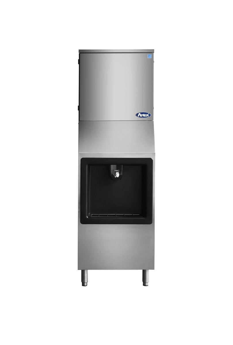 Atosa HD350-AP-161 23" Hotel Ice Machine, 350 lb. Daily Capacity, 160 lb. Storage Bin, 3M Water Filtration System